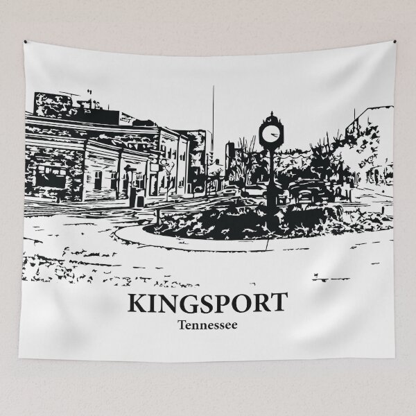 Item preview, Kingsport - Tennessee designed and sold by Lakeric Cityscapes.