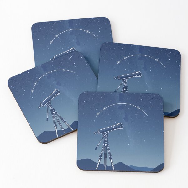 Item preview, Amateur Astronomer Telescope Night Sky Art designed and sold by CMdigit.
