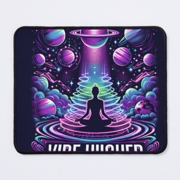 Item preview, VIBE HIGHER – Cosmic & Spiritual Energy T-Shirt Design designed and sold by YASNOS.