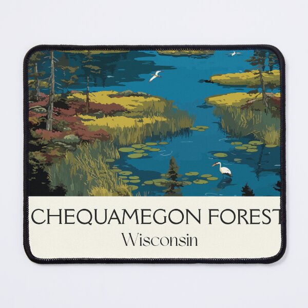 Item preview, Chequamegon National Forest Wisconsin Art Print designed and sold by TuncGK.