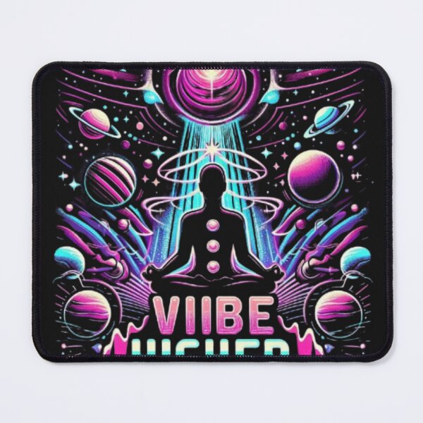 Item preview, VIBE HIGHER – Cosmic & Spiritual Energy T-Shirt Design designed and sold by YASNOS.