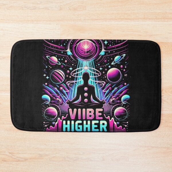 Item preview, VIBE HIGHER – Cosmic & Spiritual Energy T-Shirt Design designed and sold by YASNOS.