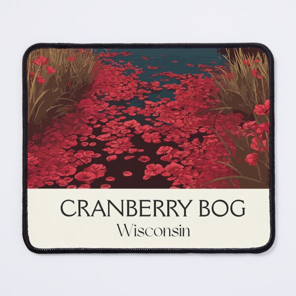 Item preview, Cranberry Bog Wisconsin Autumn Art Print designed and sold by TuncGK.