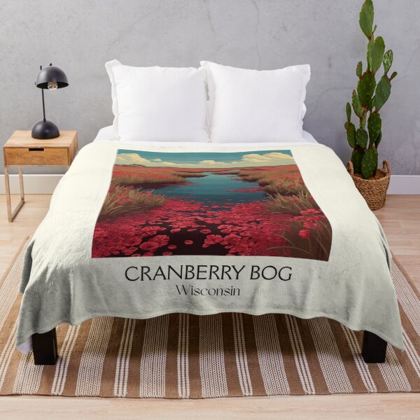 Item preview, Cranberry Bog Wisconsin Autumn Art Print designed and sold by TuncGK.