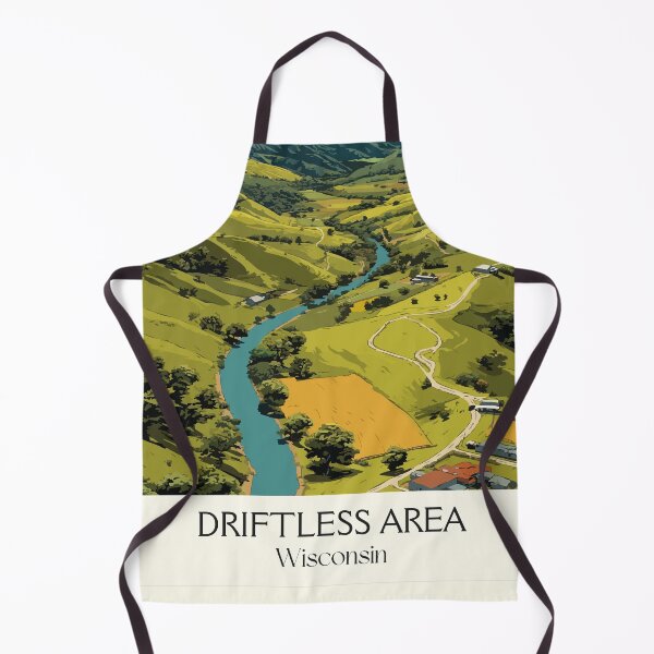 Item preview, Driftless Area Wisconsin Rolling Hills Art Print designed and sold by TuncGK.