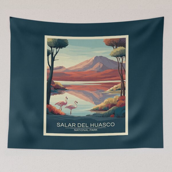 Item preview, Salar del Huasco National Park - Chile  designed and sold by GoodOldVintage.