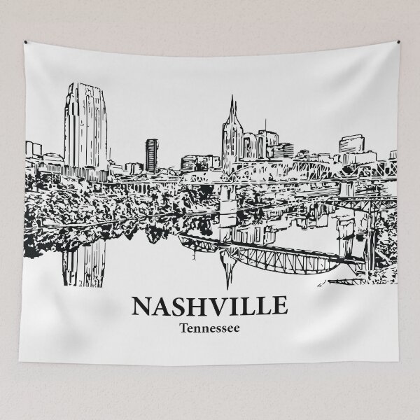 Item preview, Nashville - Tennessee designed and sold by Lakeric Cityscapes.