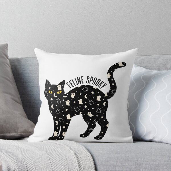 Item preview, Feline Spooky Black Cat Ghost Halloween Design - Cute Kitty designed and sold by VividDripCo.