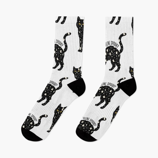 Item preview, Feline Spooky Black Cat Ghost Halloween Design - Cute Kitty designed and sold by VividDripCo.