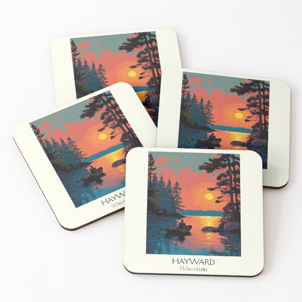 Item preview, Hayward Wisconsin Northwoods Sunset Art Print designed and sold by TuncGK.