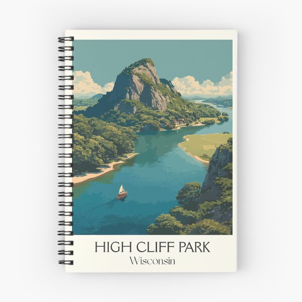 Item preview, High Cliff State Park Wisconsin Art Print designed and sold by TuncGK.