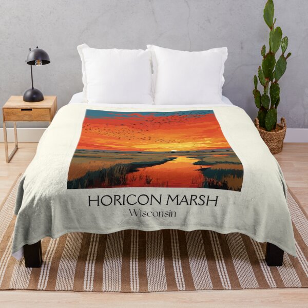 Item preview, Horicon Marsh Wisconsin Wildlife Refuge Art Print designed and sold by TuncGK.