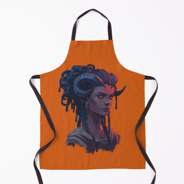 Item preview, Tiefling Girl Portrait designed and sold by MrHide.