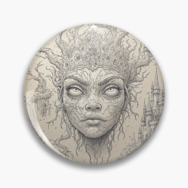 Item preview, Thorn-Crowned Castle Maiden Art designed and sold by Eden Underground Radio (Official Merch).
