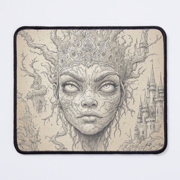 Item preview, Thorn-Crowned Castle Maiden Art designed and sold by Eden Underground Radio (Official Merch).