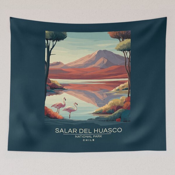 Item preview, Salar del Huasco National Park - Chile  designed and sold by GoodOldVintage.