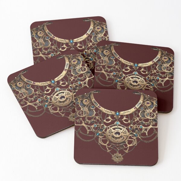 Item preview, Steampunk Statement Collar – Mechanical Jewelry T-Shirt designed and sold by Antik by Schulz.