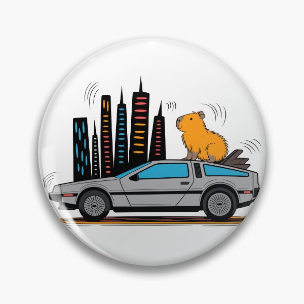 Item preview, Vintage Classic Car T-Shirt Capybara Fun designed and sold by PrintCarClub.
