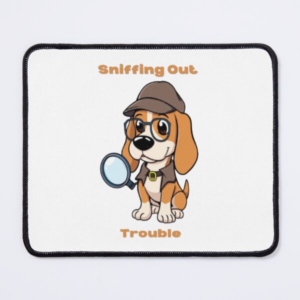 Item preview, Funny Beagle Detective Shirt Sniffing Out Trouble designed and sold by CMdigit.