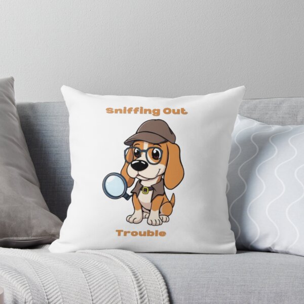 Item preview, Funny Beagle Detective Shirt Sniffing Out Trouble designed and sold by CMdigit.
