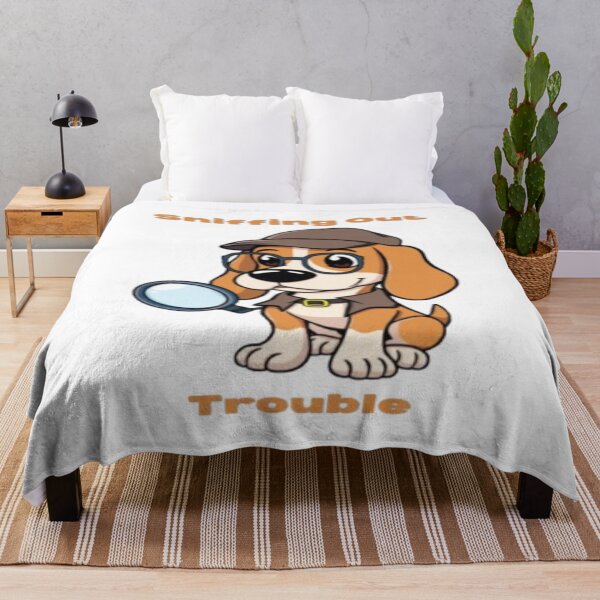 Item preview, Funny Beagle Detective Shirt Sniffing Out Trouble designed and sold by CMdigit.