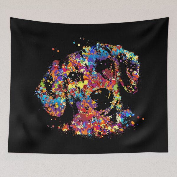 Item preview, Colorful Dachshund dog  - Doxie  designed and sold by k9printart.