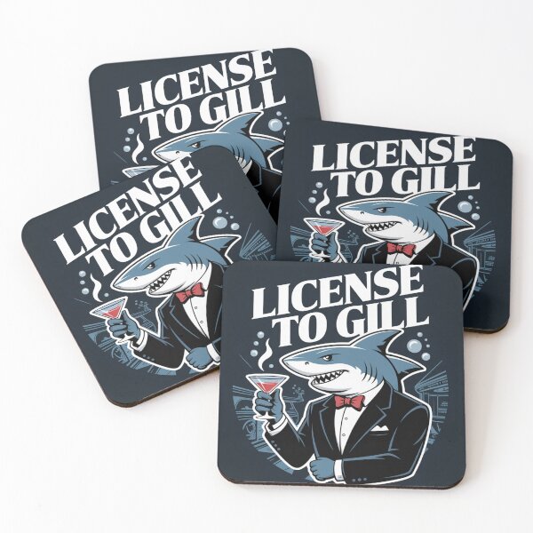Item preview, License to Gill Shark Agent Design designed and sold by BiteSizedPrints.