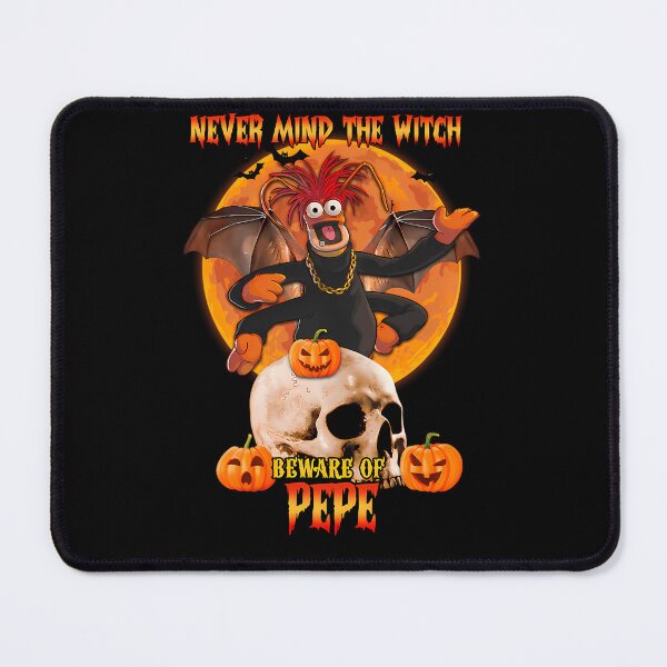 Item preview, Eclectic Never Mind The Witch Beware Of Pepe Halloween Graphic designed and sold by DeionMaia.
