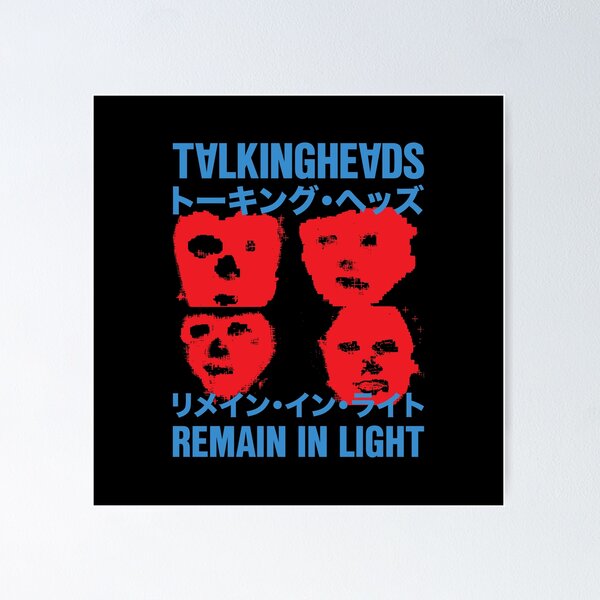 Item preview, Talking Heads Remain In Light Katakana designed and sold by The Common Tee.