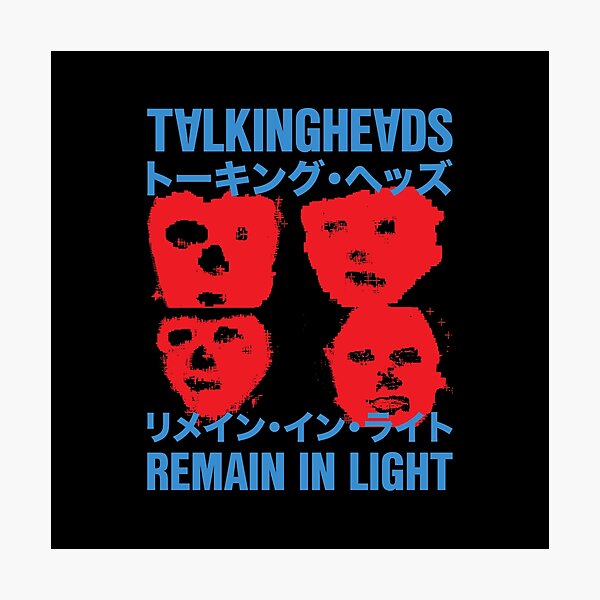 Item preview, Talking Heads Remain In Light Katakana designed and sold by The Common Tee.