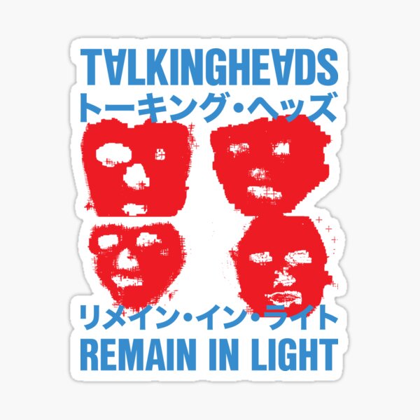 Item preview, Talking Heads Remain In Light Katakana designed and sold by The Common Tee.