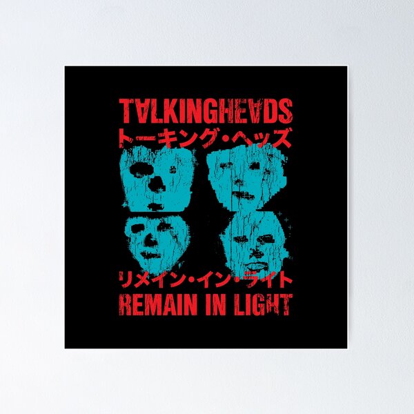 Item preview, Talking Heads Remain In Light Katakana - worn version designed and sold by The Common Tee.