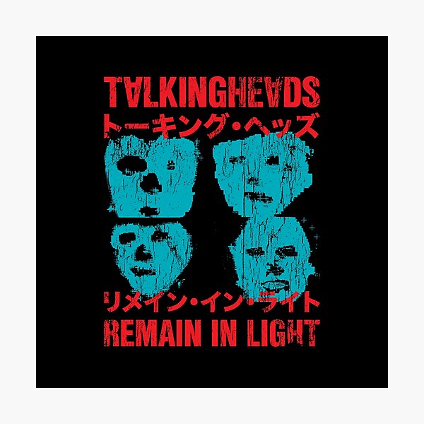 Item preview, Talking Heads Remain In Light Katakana - worn version designed and sold by The Common Tee.