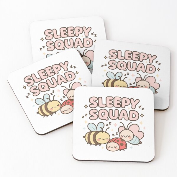 Item preview, Sleepy Squad – Kawaii Napping Bugs Cute Pastel Design designed and sold by Zee's Whimsical Wonders.