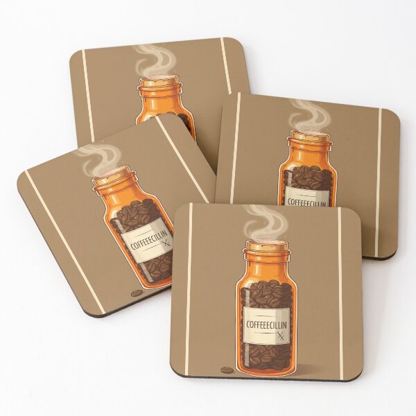 Item preview, COFFEEECILLIN – Prescription Strength Energy designed and sold by YonizaStudio.