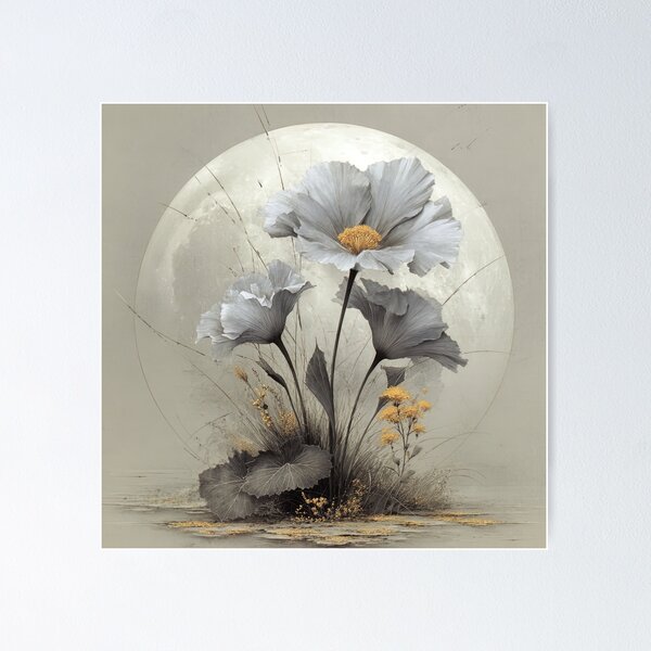 Item preview, The Silence That Blooms in Moonlight designed and sold by bloorose.