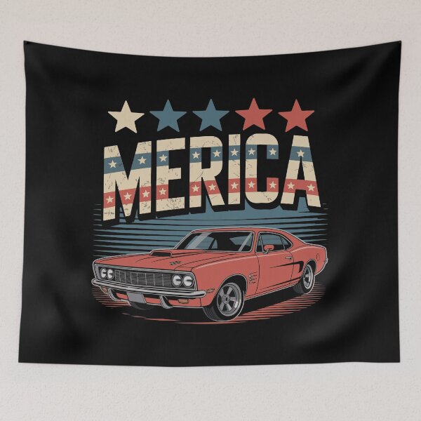 Item preview, Vintage Classic Car Merica designed and sold by PrintCarClub.