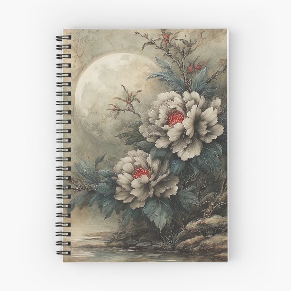 Item preview, Moon Reverie in White and Crimson designed and sold by bloorose.