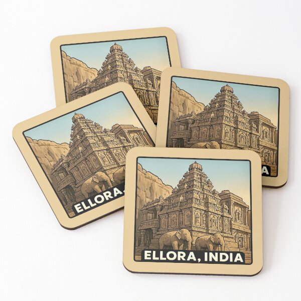 Item preview, Kailash Temple - Ellora, India designed and sold by Myra365Art.