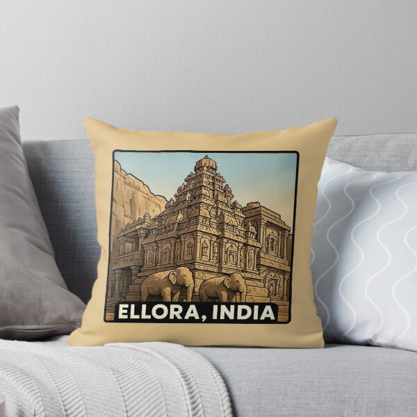 Item preview, Kailash Temple - Ellora, India designed and sold by Myra365Art.