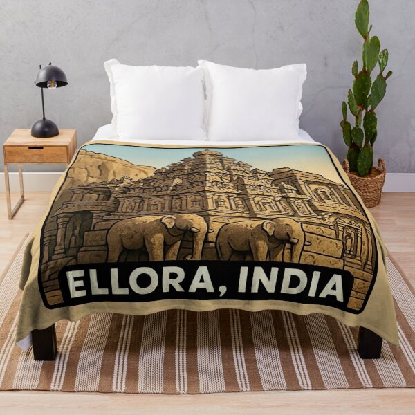 Item preview, Kailash Temple - Ellora, India designed and sold by Myra365Art.