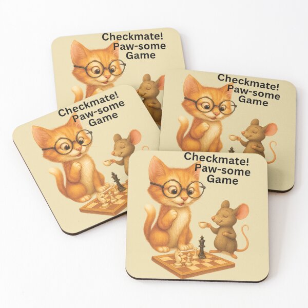 Item preview, Playful Cat and Mouse – Whimsical Animal Friends Design-2 designed and sold by Mindful56.