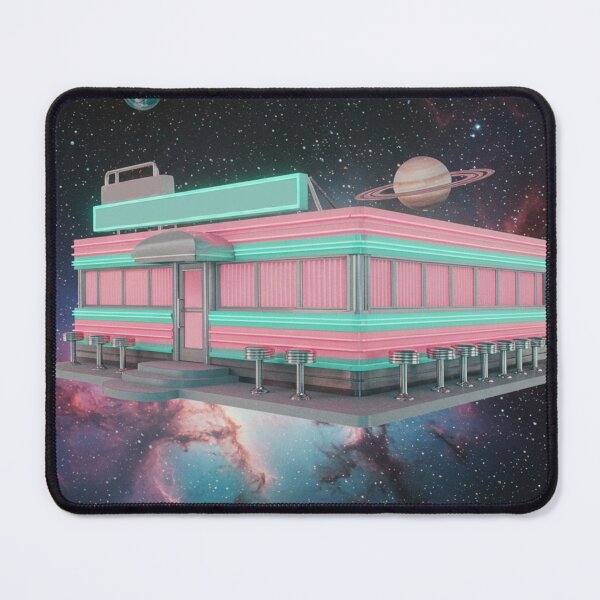Item preview, COSMIC DINER - RETRO FUTURE STYLE designed and sold by YonizaStudio.