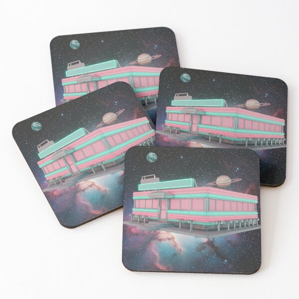 Item preview, COSMIC DINER - RETRO FUTURE STYLE designed and sold by YonizaStudio.