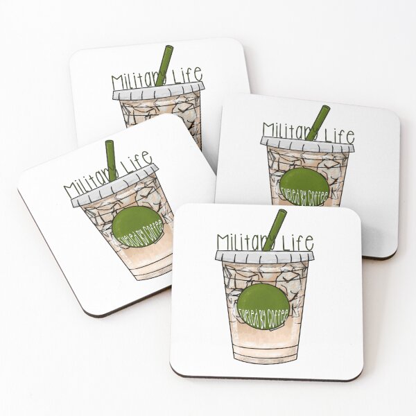 Item preview, Military Life Fueled By Coffee designed and sold by AlishaLynch Studios.