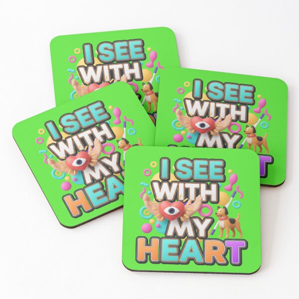 Item preview, I See With My Heart – Blind Awareness Inspirational Design designed and sold by TrackinDaTrends.