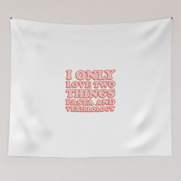 Item preview, pasta and vexillology designed and sold by wordswithfonts.