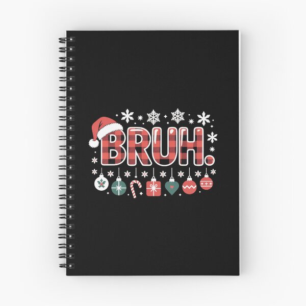 Item preview, Bruh Funny Christmas 2025 Red Plaid Teens Boys Kids Xmas Pajamas designed and sold by Gogetgiggles.