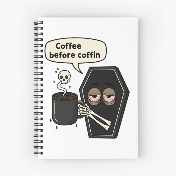 Item preview, coffe before coffin designed and sold by meesara.