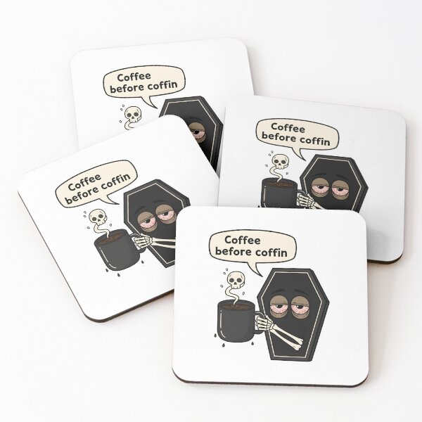 Item preview, coffe before coffin designed and sold by meesara.